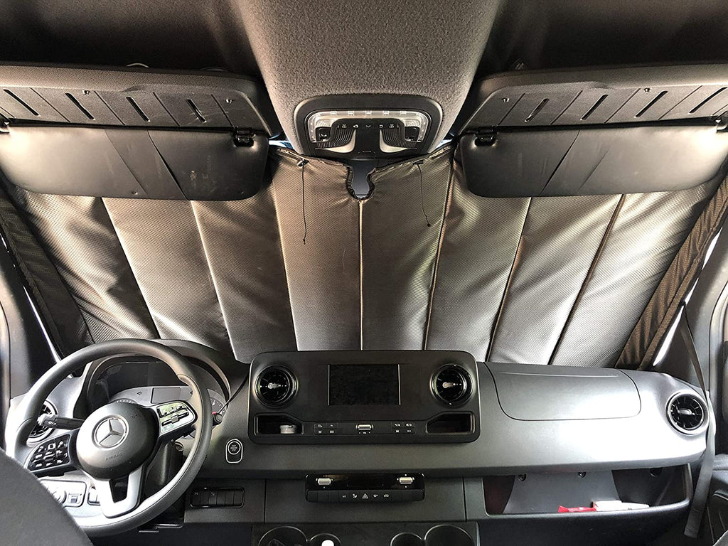 VanEssential Insulated Front Windshield Cover for Mercedes Sprinter