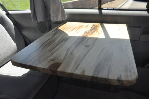 CaveVan real wood replacement tables for Eurovan Weekender.