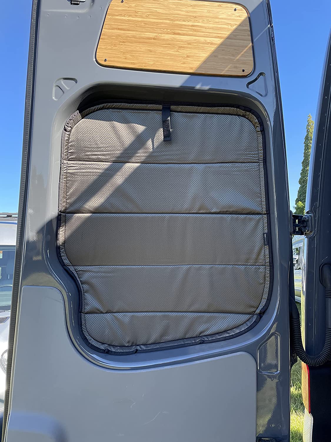 Back Entry Covered VanEssential Insulated Rear Door Covers (Pair) for Mercedes Sprinter ...