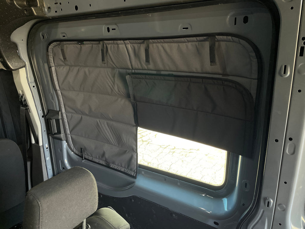 VanEssential Insulated Sliding Door Window Cover for Ford Transit